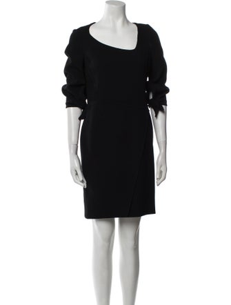 Oscar de la Renta Wool Mini Dress