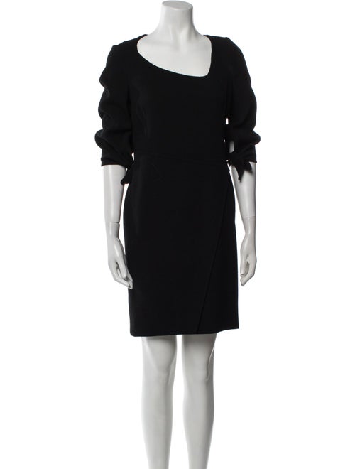 Oscar de la Renta Wool Mini Dress