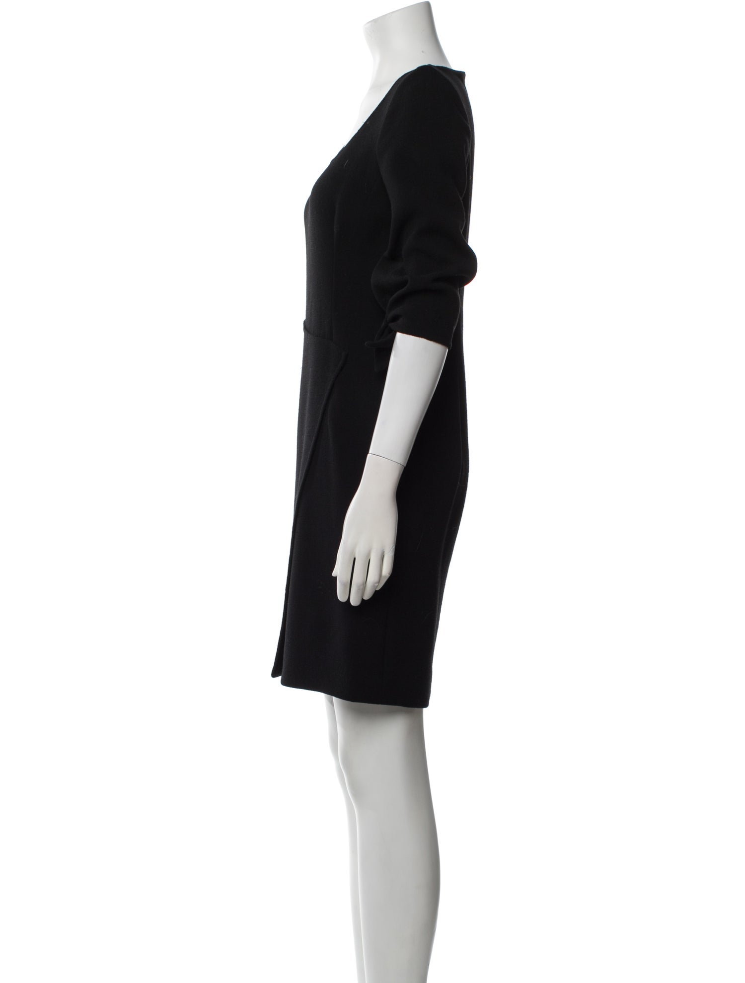 Oscar de la Renta Wool Mini Dress