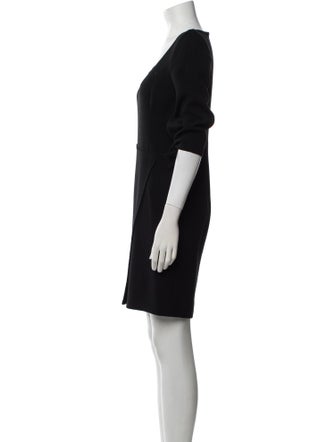 Oscar de la Renta Wool Mini Dress