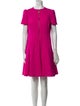 Oscar de la Renta Virgin Wool Mini Dress