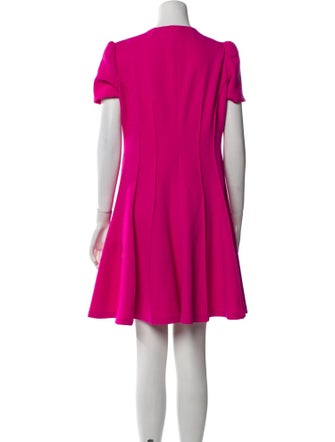 Oscar de la Renta Virgin Wool Mini Dress