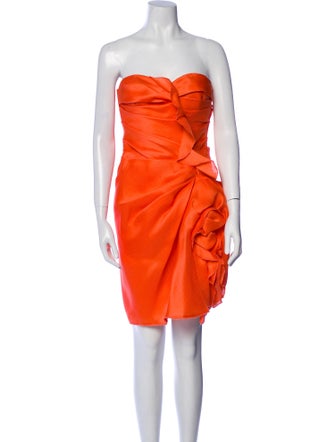 Oscar de la Renta Silk Mini Dress