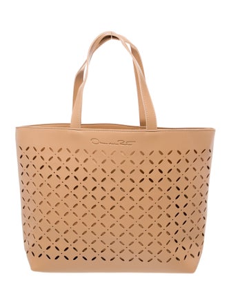 Oscar de la Renta Leather Tote