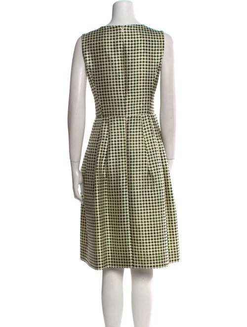 Oscar de la Renta Printed Knee-Length Dress