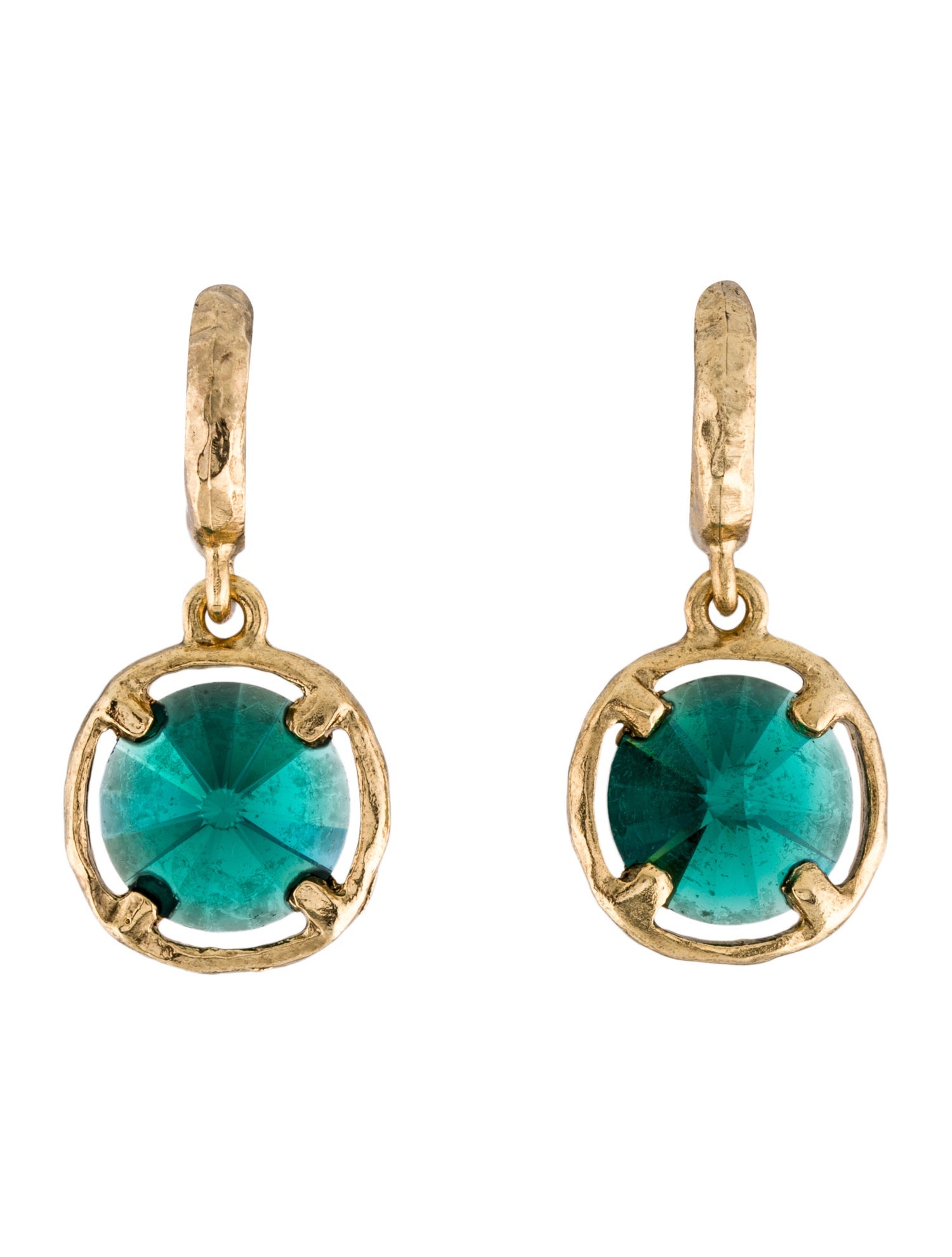 Oscar de la Renta Crystal Drop Earrings