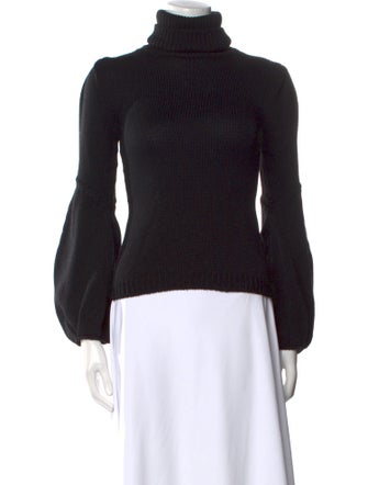 Oscar de la Renta Virgin Wool Turtleneck Sweater