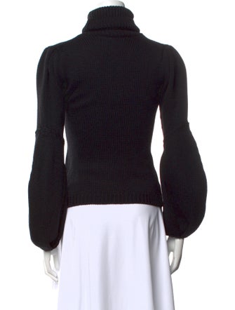Oscar de la Renta Virgin Wool Turtleneck Sweater