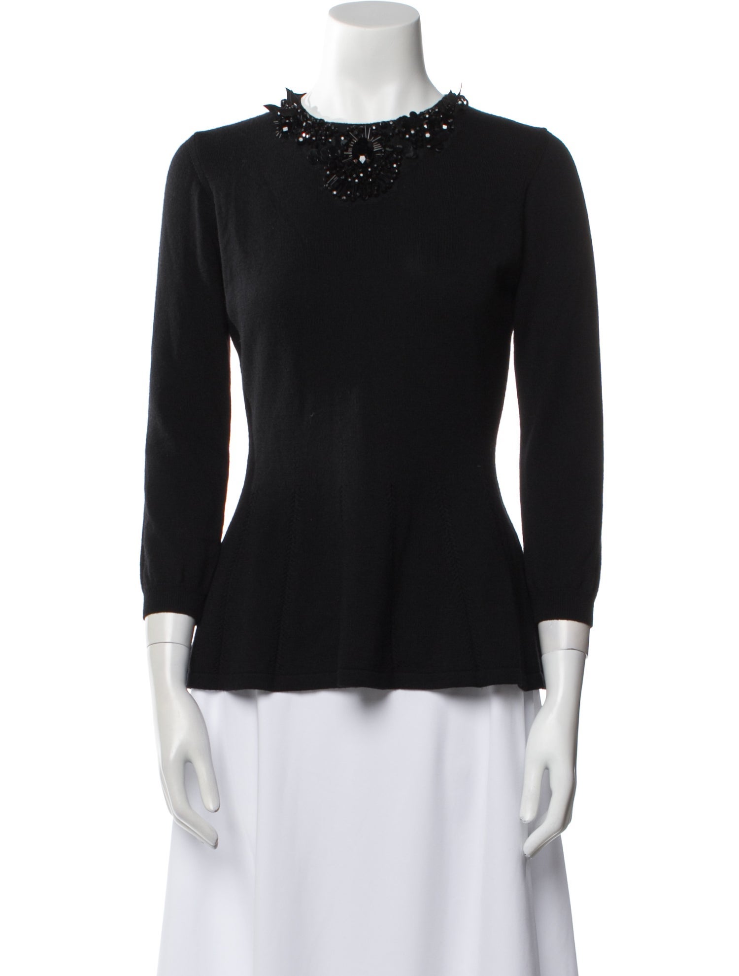 Oscar de la Renta 2016 Virgin Wool Top