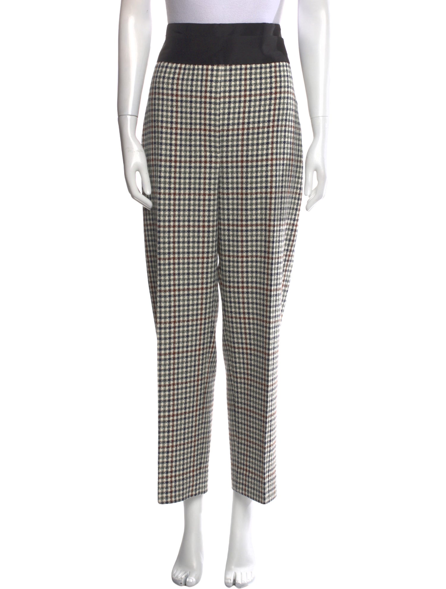 Oscar de la Renta Virgin Wool Wide Leg Pants