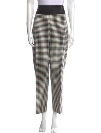 Oscar de la Renta Virgin Wool Wide Leg Pants