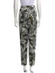 Oscar de la Renta Printed Straight Leg Pants