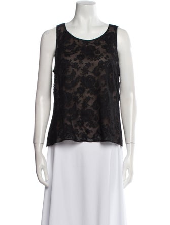 Oscar de la Renta 2016 Lace Pattern Top