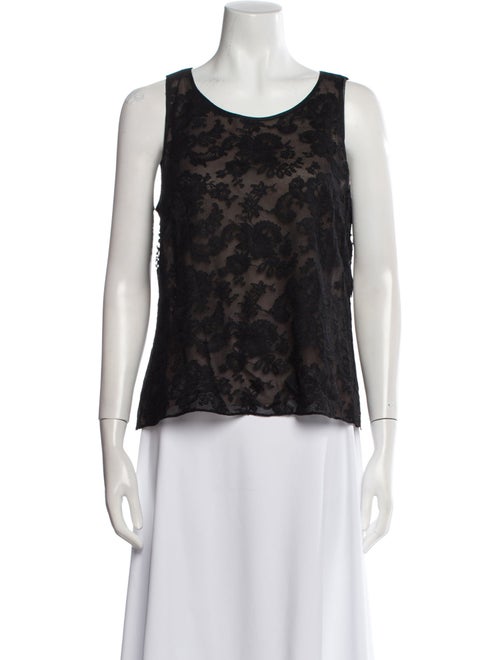 Oscar de la Renta 2016 Lace Pattern Top