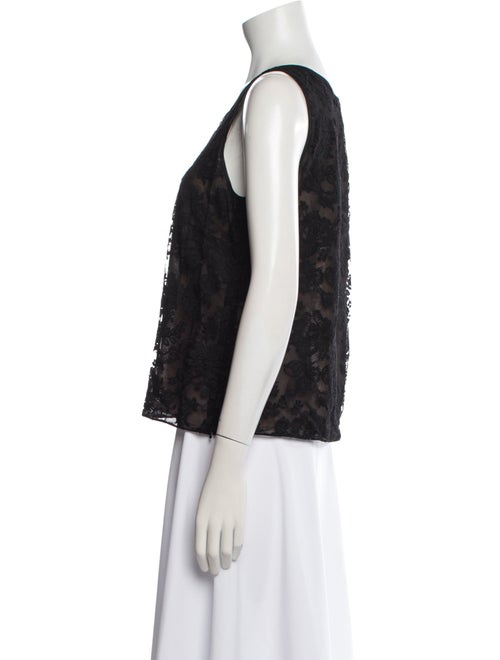 Oscar de la Renta 2016 Lace Pattern Top