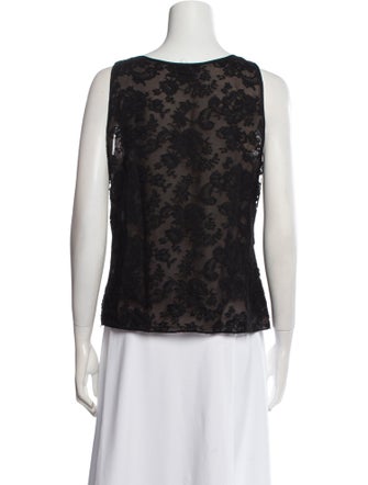 Oscar de la Renta 2016 Lace Pattern Top