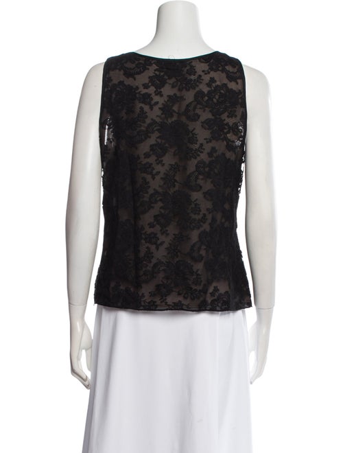 Oscar de la Renta 2016 Lace Pattern Top