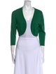 Oscar de la Renta Cashmere Open Front Sweater