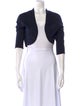Oscar de la Renta Cashmere Open Front Sweater