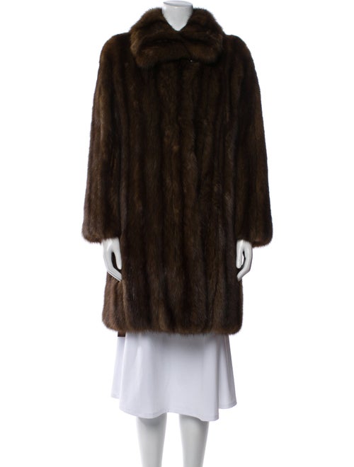 Oscar de la Renta Sable Fur Coat