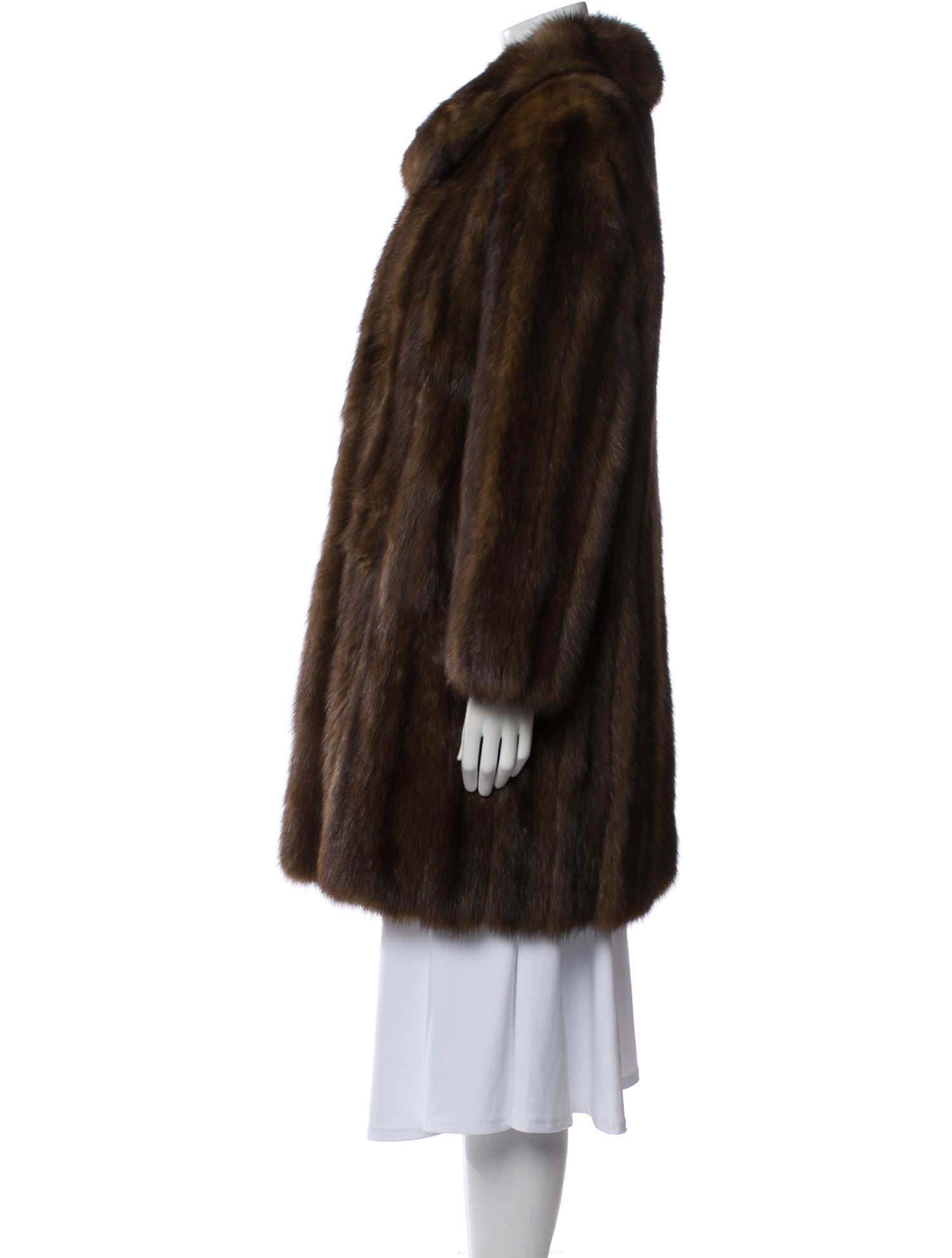 Oscar de la Renta Sable Fur Coat