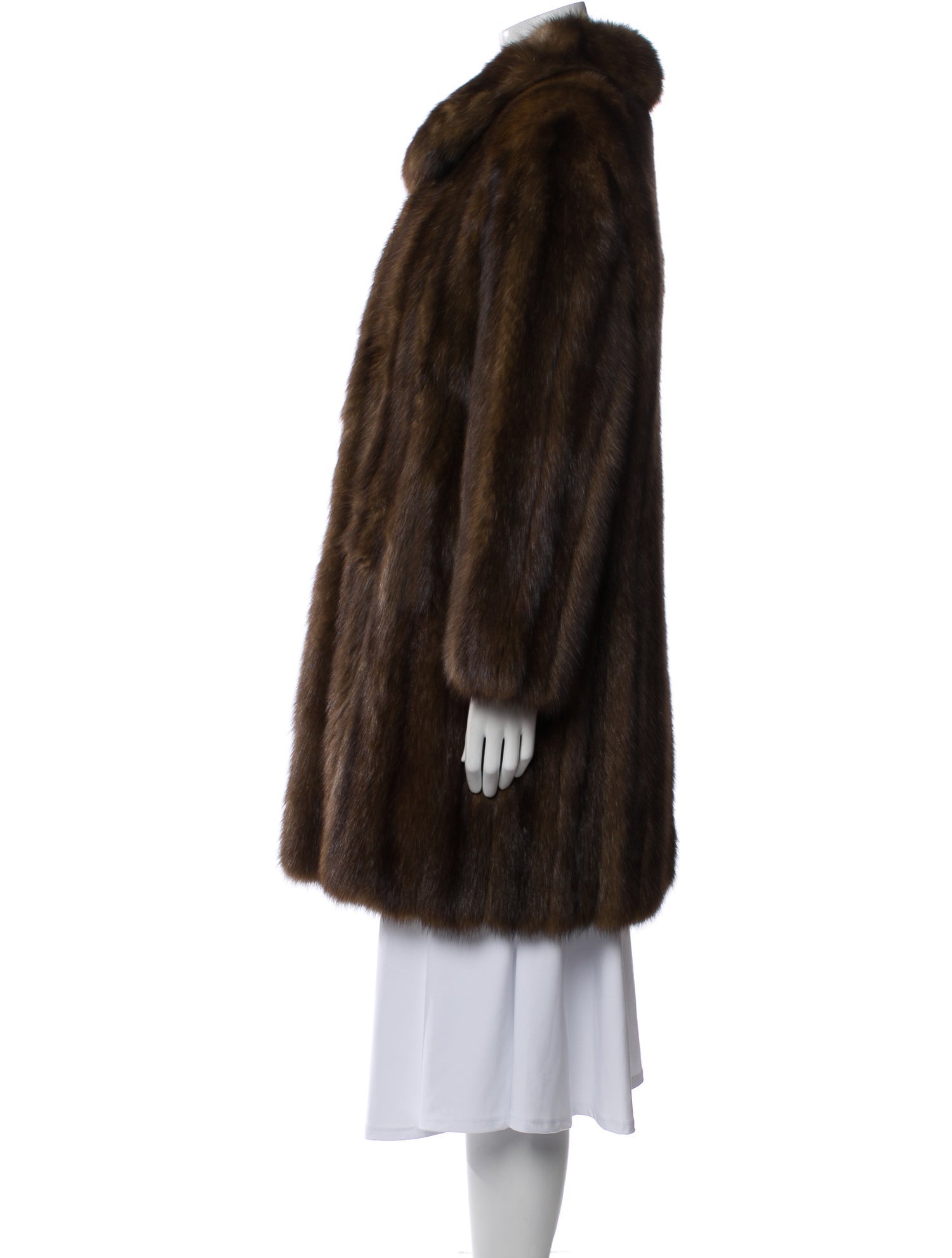 Oscar de la Renta Sable Fur Coat