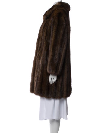 Oscar de la Renta Sable Fur Coat