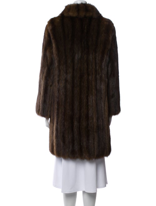 Oscar de la Renta Sable Fur Coat
