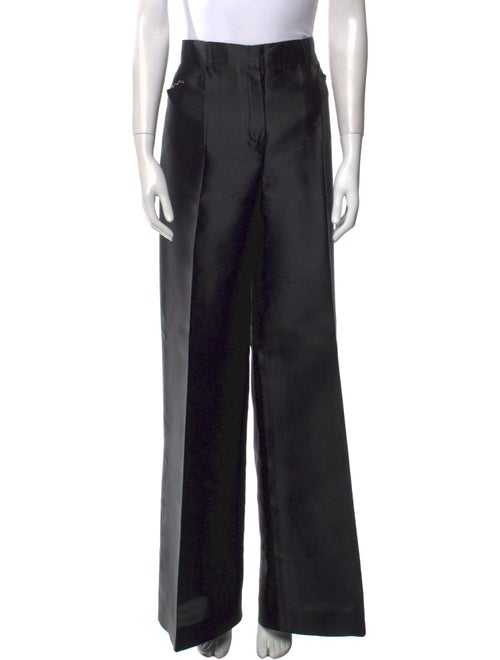 Oscar de la Renta Silk Wide Leg Pants