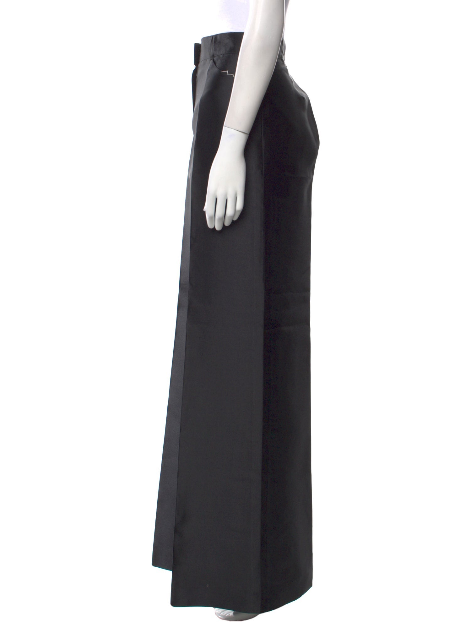 Oscar de la Renta Silk Wide Leg Pants