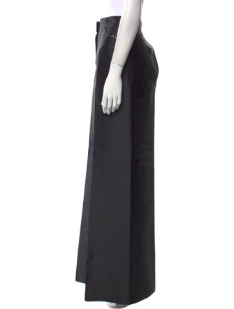Oscar de la Renta Silk Wide Leg Pants