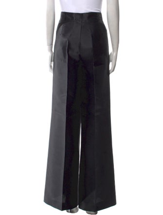 Oscar de la Renta Silk Wide Leg Pants