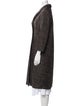Oscar de la Renta Virgin Wool Tweed Pattern Coat