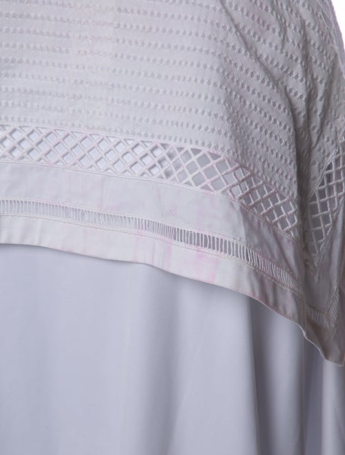 Oscar de la Renta V-Neck Sleeveless Tunic