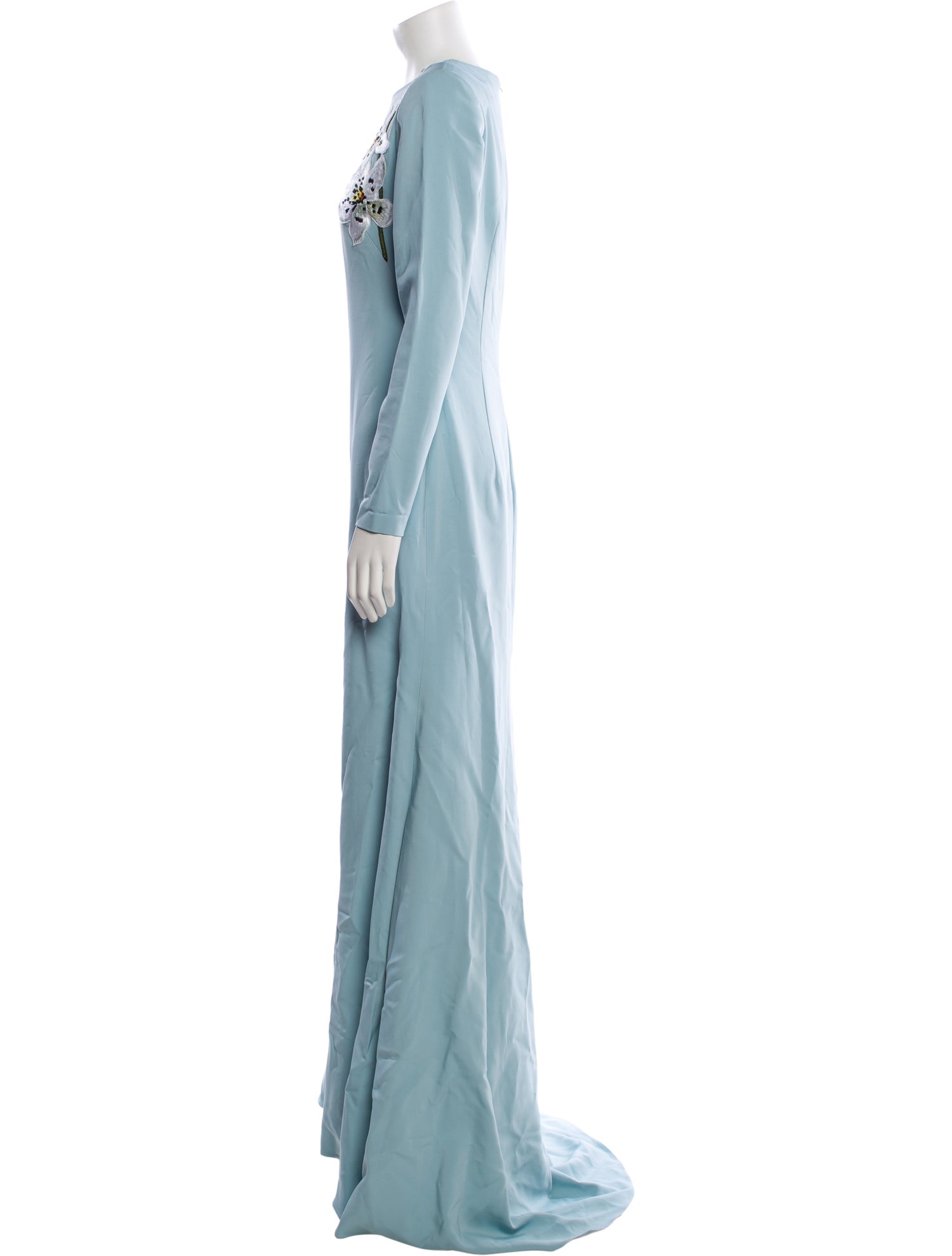 Oscar de la Renta Crew Neck Long Dress w/ Tags