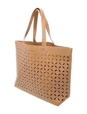 Oscar de la Renta Leather Tote