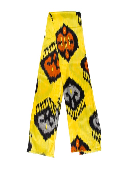 Oscar de la Renta Silk Printed Scarf