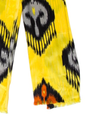 Oscar de la Renta Silk Printed Scarf