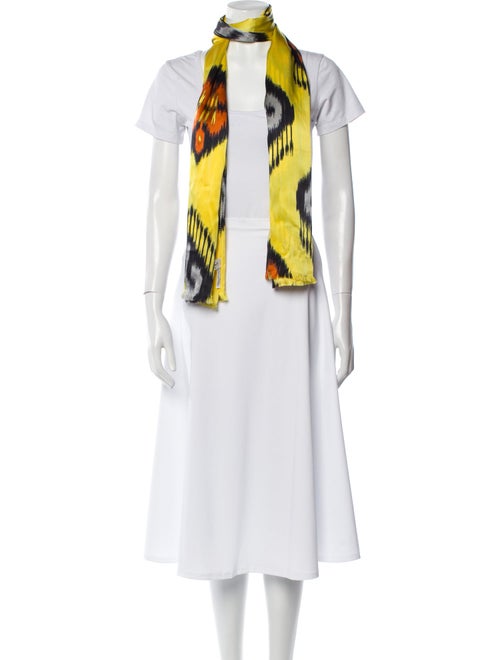 Oscar de la Renta Silk Printed Scarf