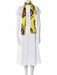Oscar de la Renta Silk Printed Scarf