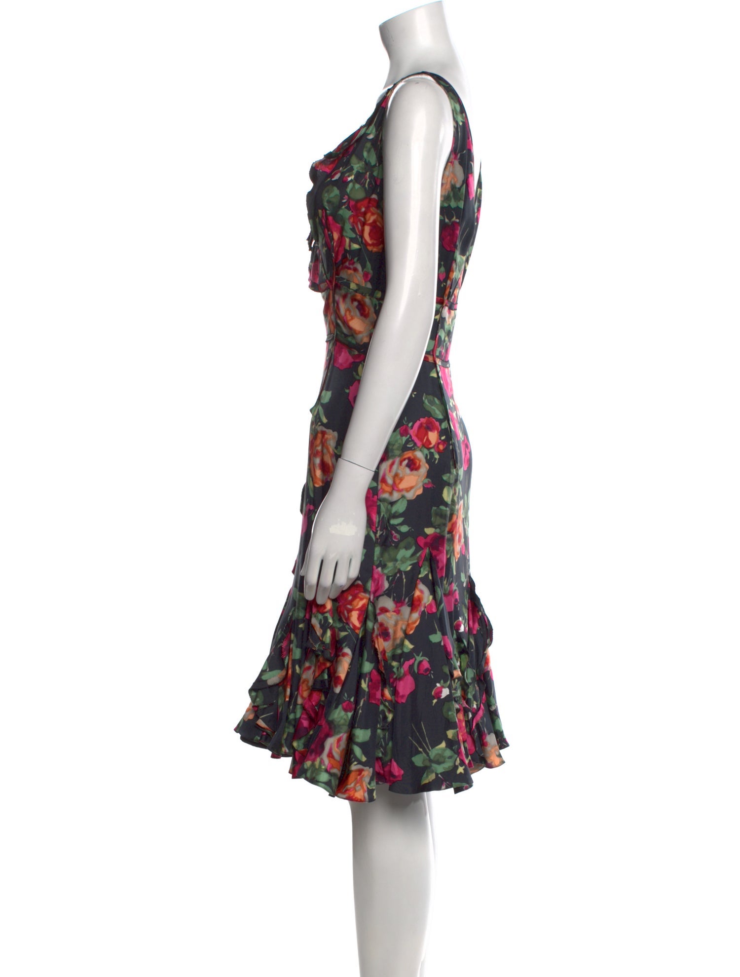 Oscar de la Renta 2010 Midi Length Dress
