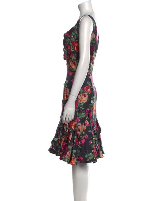 Oscar de la Renta 2010 Midi Length Dress
