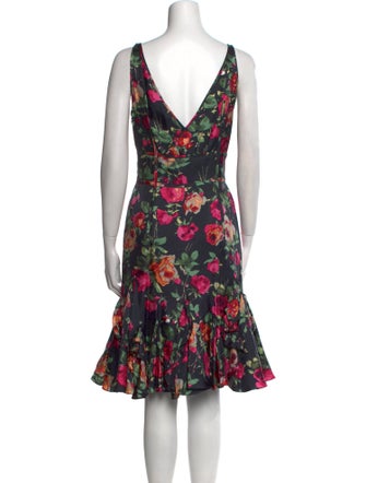 Oscar de la Renta 2010 Midi Length Dress