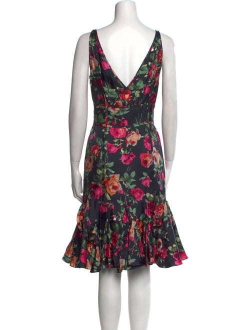 Oscar de la Renta 2010 Midi Length Dress
