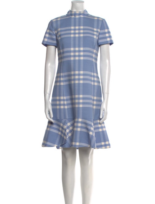 Oscar de la Renta Virgin Wool Knee-Length Dress