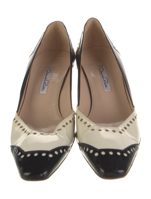 Oscar de la Renta Patent Leather Pumps