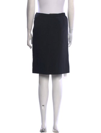 Oscar de la Renta Wool Knee-Length Skirt
