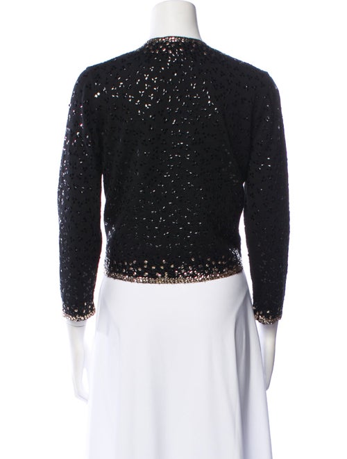 Oscar de la Renta Cashmere Printed Evening Jacket