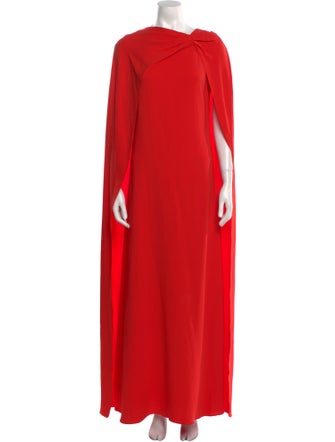 Oscar de la Renta Silk Long Dress
