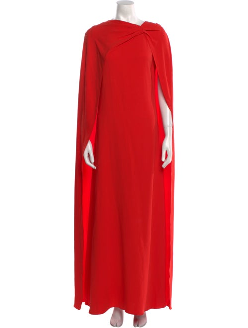 Oscar de la Renta Silk Long Dress